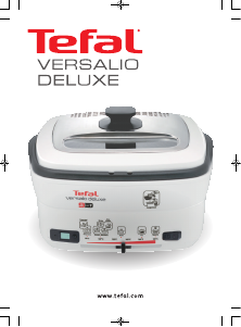 Manual Tefal FR495070CH Versalio Deluxe Fritadeira