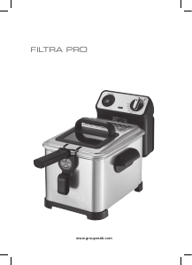 Manual de uso Tefal FR518160 Filtra Pro Freidora