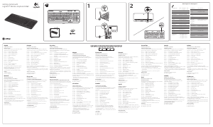Manuale Logitech K360 Tastiera