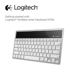 Mode d’emploi Logitech K760 Clavier