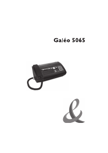 Mode d’emploi France Telecom Galeo 5065 Télécopieur