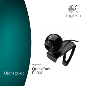 Manuale Logitech E1000 QuickCam Webcam