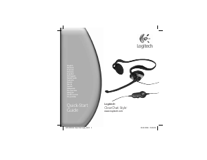 Brugsanvisning Logitech ClearChat Style Headset