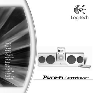 Manual Logitech Pure-Fi Anywhere Altifalante de base
