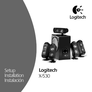 Manual de uso Logitech X530 Altavoz