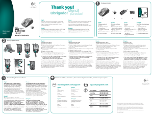 Bruksanvisning Logitech V450 Nano Mus