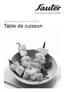 Mode d’emploi Sauter STI660XF1 Table de cuisson