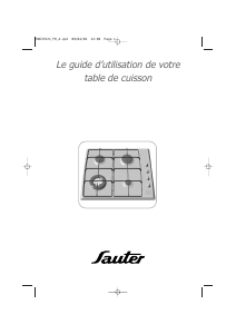 Mode d’emploi Sauter G6500X Table de cuisson