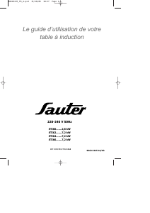 Mode d’emploi Sauter STI60BF1 Table de cuisson