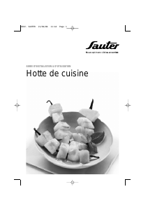 Mode d’emploi Sauter SHC523BF1 Hotte aspirante