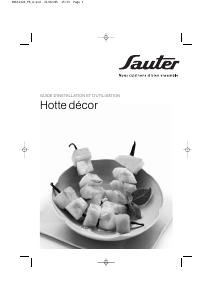 Mode d’emploi Sauter SHD537XF1 Hotte aspirante