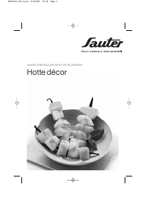 Mode d’emploi Sauter SHD432BF1 Hotte aspirante