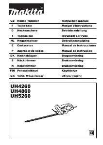 Handleiding Makita UH4260 Heggenschaar