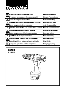Käyttöohje Makita 8270D Porakone-ruuvinväännin