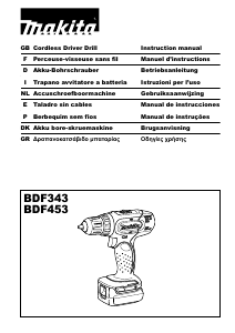 Manual Makita BDF343 Drill-Driver
