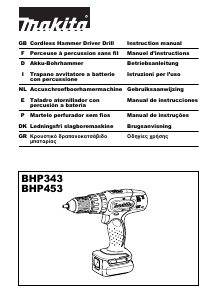 Manual Makita BHP343 Drill-Driver