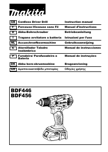 Manuale Makita BDF446 Trapano avvitatore