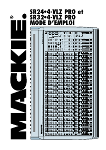 Mode d’emploi Mackie SR32.4-VLZ PRO Table de mixage