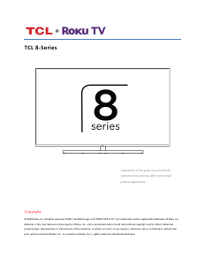 Bruksanvisning TCL 75Q825 LED TV