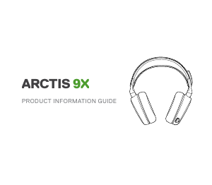 사용 설명서 SteelSeries Arctis 9X 헤드셋