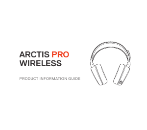 Manual SteelSeries Arctis Pro Wireless Headset