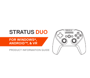 사용 설명서 SteelSeries Stratus Duo (Windows) 게임 컨트롤러