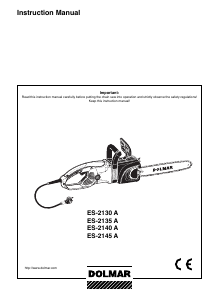 Manual Dolmar ES-2140 A Chainsaw