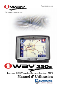 Mode d’emploi Lowrance iWay 350c Système de navigation