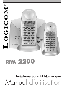 Mode d’emploi Logicom Riva 2200 Téléphone sans fil