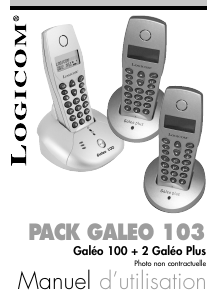 Mode d’emploi Logicom Galeo 103 Téléphone sans fil