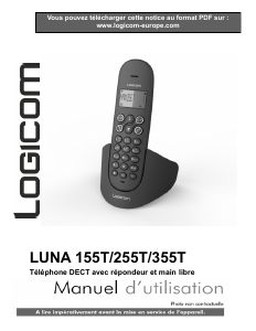 Mode d’emploi Logicom Lola 255T Téléphone sans fil