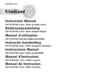 Handleiding Friedland D918S Libra+ Deurbel