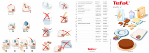 Használati útmutató Tefal BC5050B9 Easy Konyhai mérleg