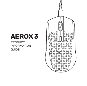 説明書 SteelSeries Aerox 3 マウス