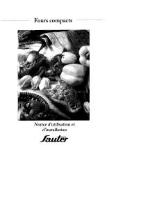 Mode d’emploi Sauter AMPLIMW Four