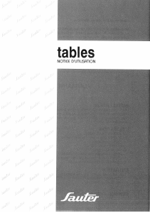 Mode d’emploi Sauter V4921B2 Table de cuisson