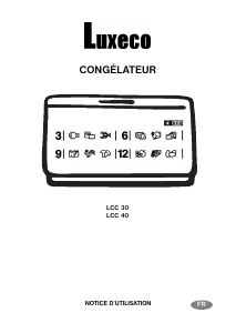 Mode d’emploi Luxeco LCC 40 Congélateur