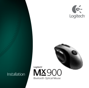 Manual Logitech MX900 Rato