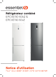 Manual Essentiel B ERCVE 190-60v2 Fridge-Freezer
