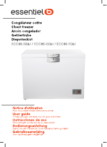 Manual de uso Essentiel B ECC 85-110b1 Congelador