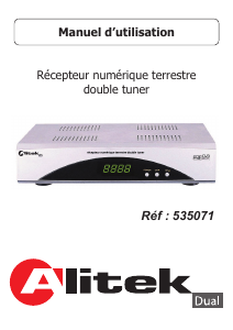 Mode d’emploi Alitek 535071 Récepteur numérique