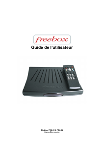 Mode d’emploi Free Freebox FBX-04 Récepteur numérique