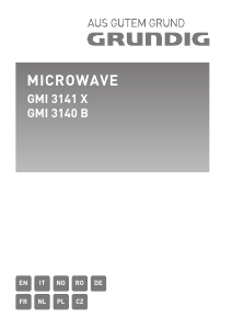 Handleiding Grundig GMI 3141 X Magnetron