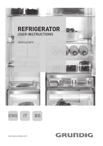 Наръчник Grundig GKN 16220 FX Хладилник-фризер