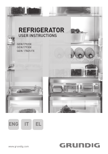 Manuale Grundig GDN 17920 FX Frigorifero-congelatore