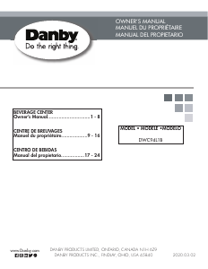 Handleiding Danby DWC94L1B Wijnklimaatkast