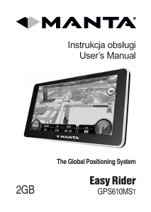 Manual Manta GPS-610MST Easy Rider Car Navigation