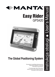 Manual Manta GPS-420 Easy Rider Car Navigation