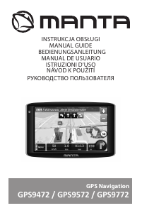 Manuale Manta GPS-9572 Navigatore per auto