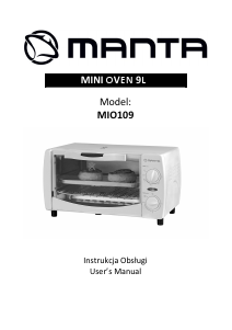 Handleiding Manta MIO109 Mini Oven